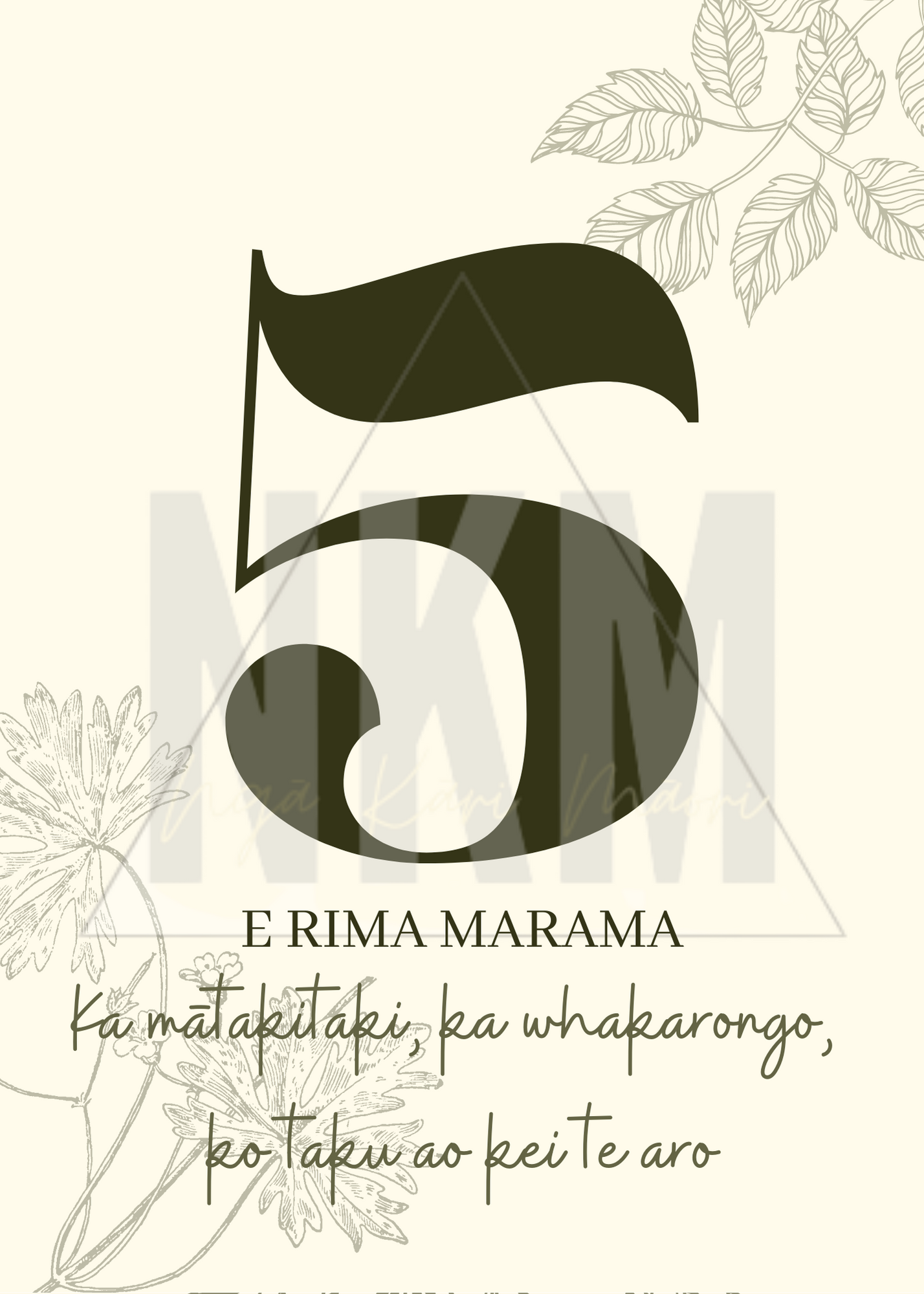 Te Reo Māori Baby Milestone Cards