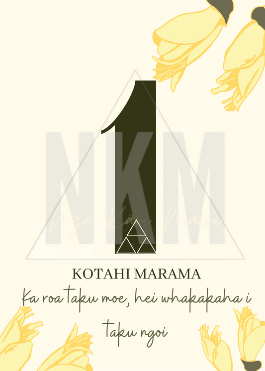 Te Reo Māori Baby Milestone Cards